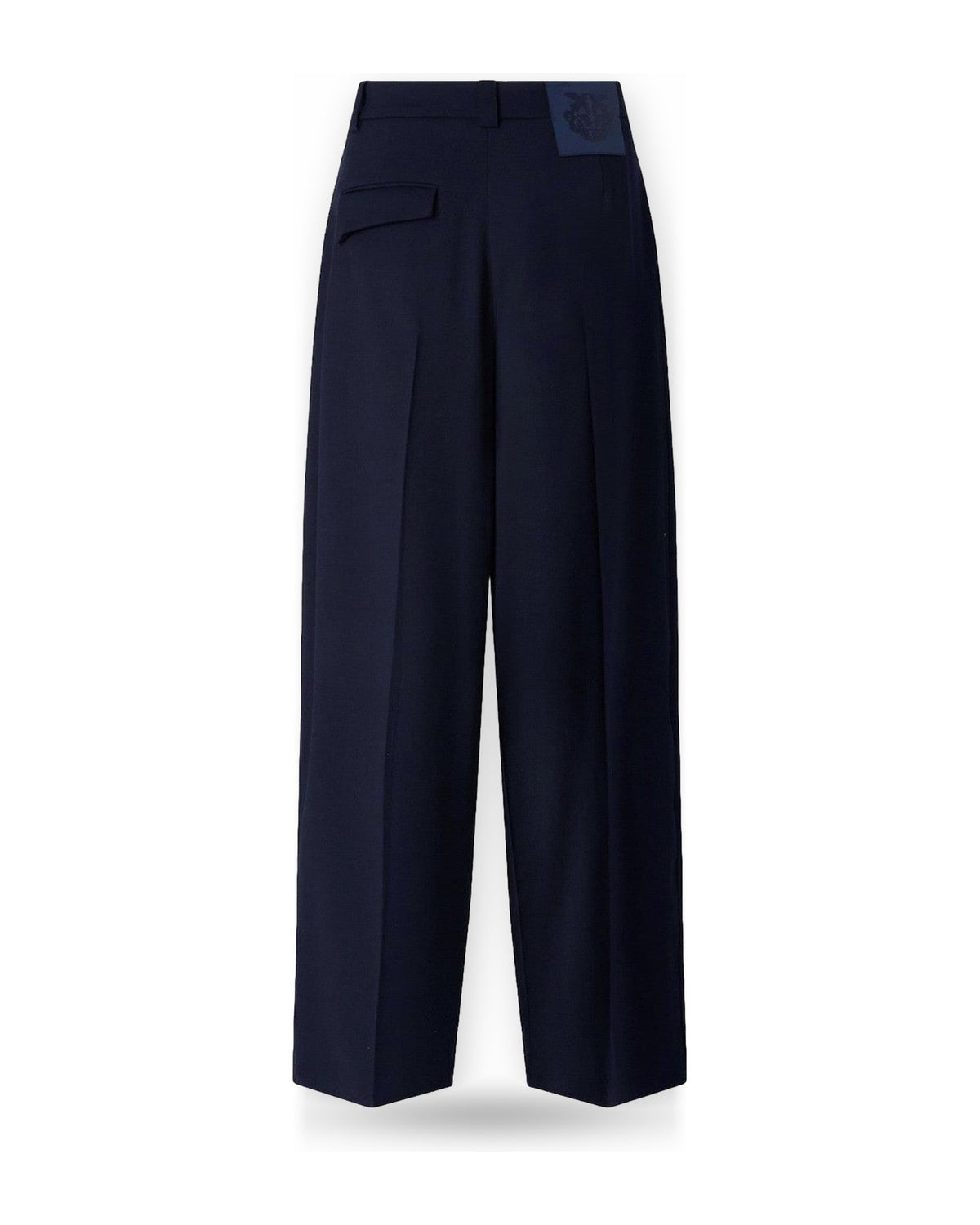 Pantaloni Donna Pinko - Balbino Pantalone Diagonale Mi - Blu