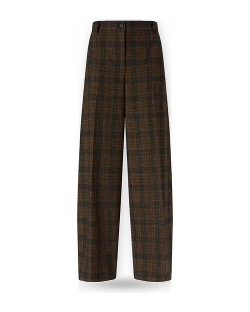 Pantaloni Donna Pinko - Balbino Pantalone Tinto Filo - Marrone