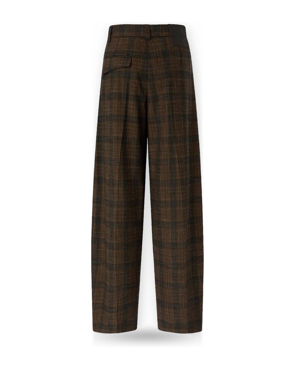 Pantaloni Donna Pinko - Balbino Pantalone Tinto Filo - Marrone