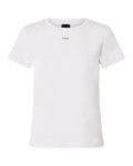 T-shirt Donna Pinko - Basico T-Shirt Jersey Logo Pin - Bianco