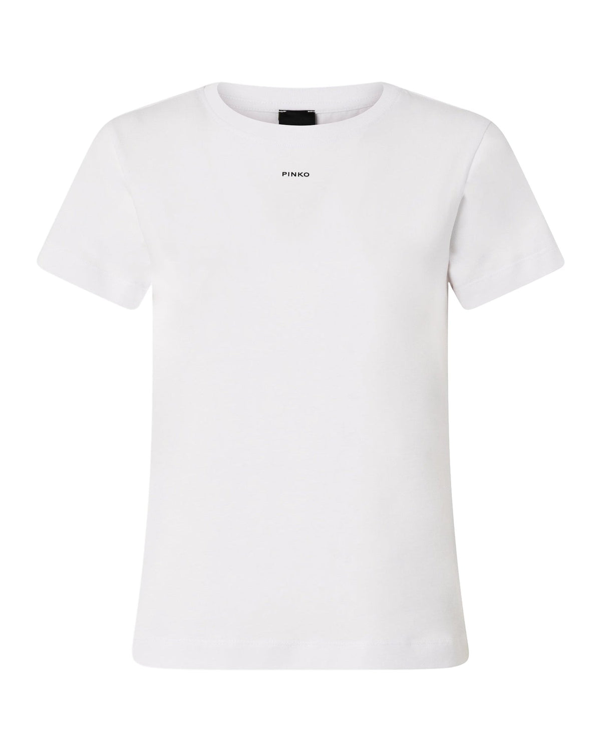T-shirt Donna Pinko - Basico T-Shirt Jersey Logo Pin - Bianco
