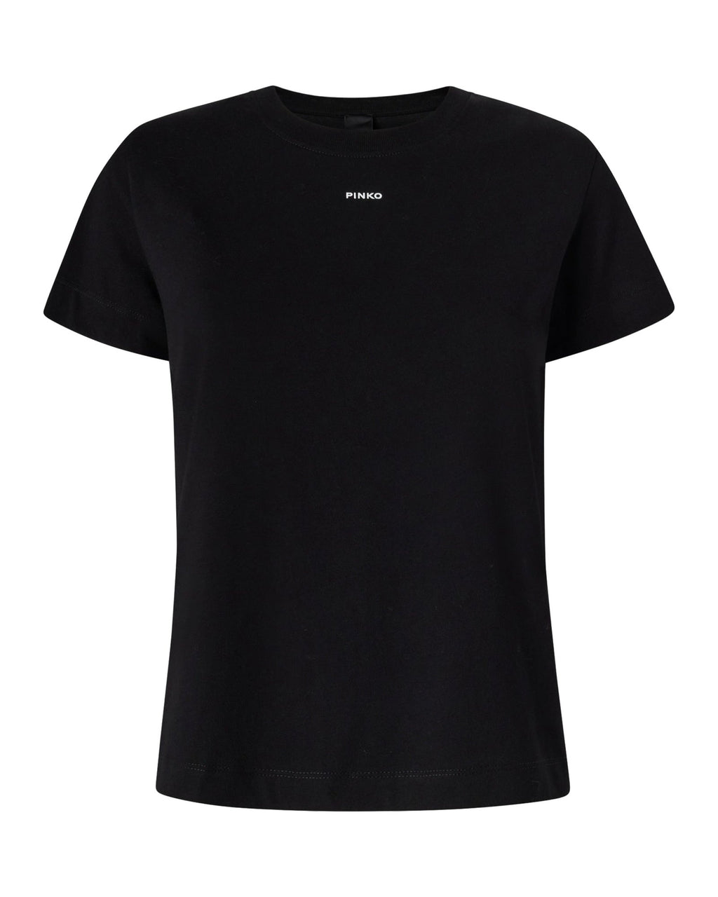 T-shirt Donna Pinko - Basico T-Shirt Jersey Logo Pin - Nero