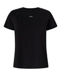 T-shirt Donna Pinko - Basico T-Shirt Jersey Logo Pin - Nero
