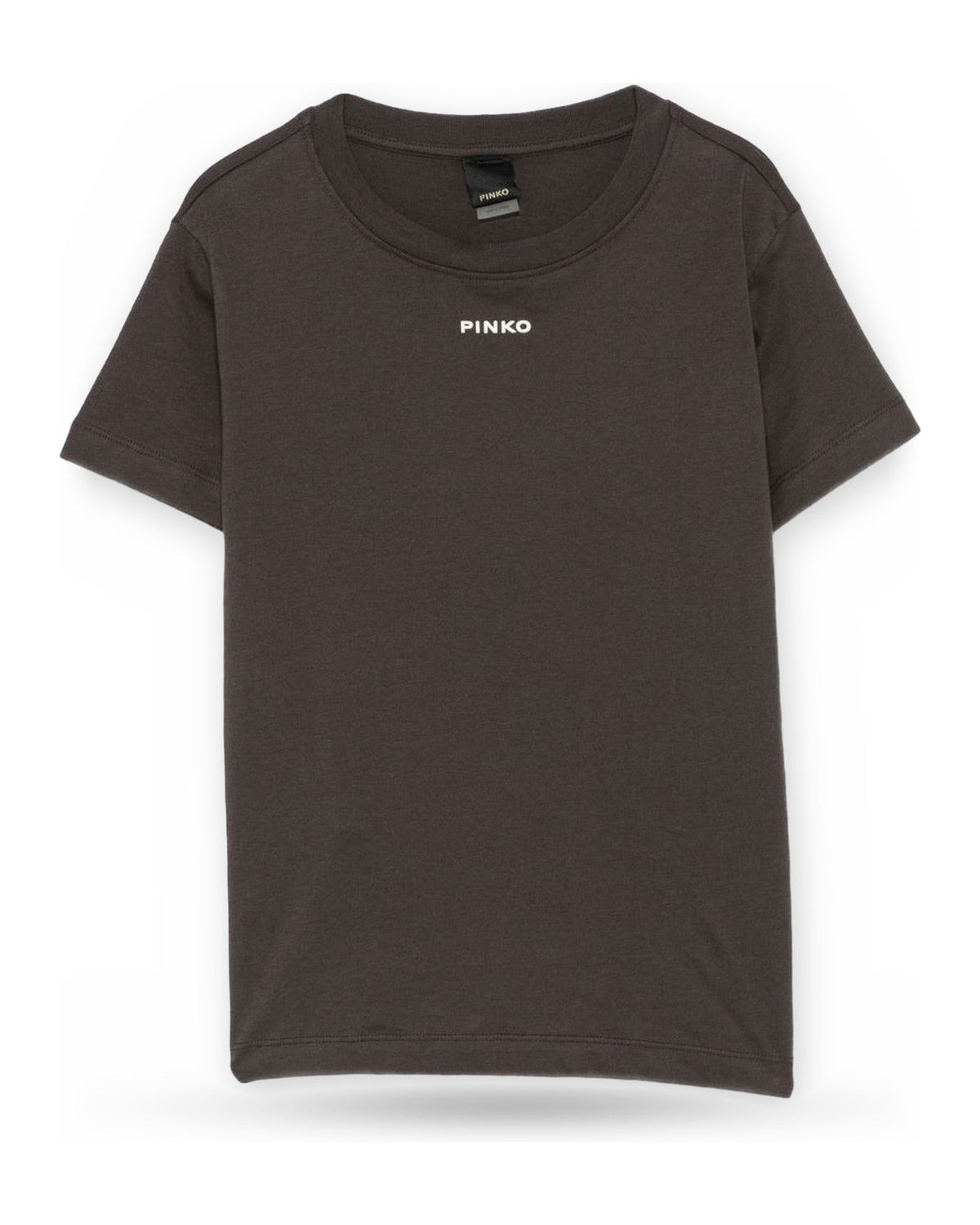 T-shirt Donna Pinko - Basico T-Shirt Jersey Logo Pin - Testa di Moro