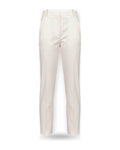 Pantaloni Donna Pinko - Bello Pantalone Punto Stoffa S - Bianco