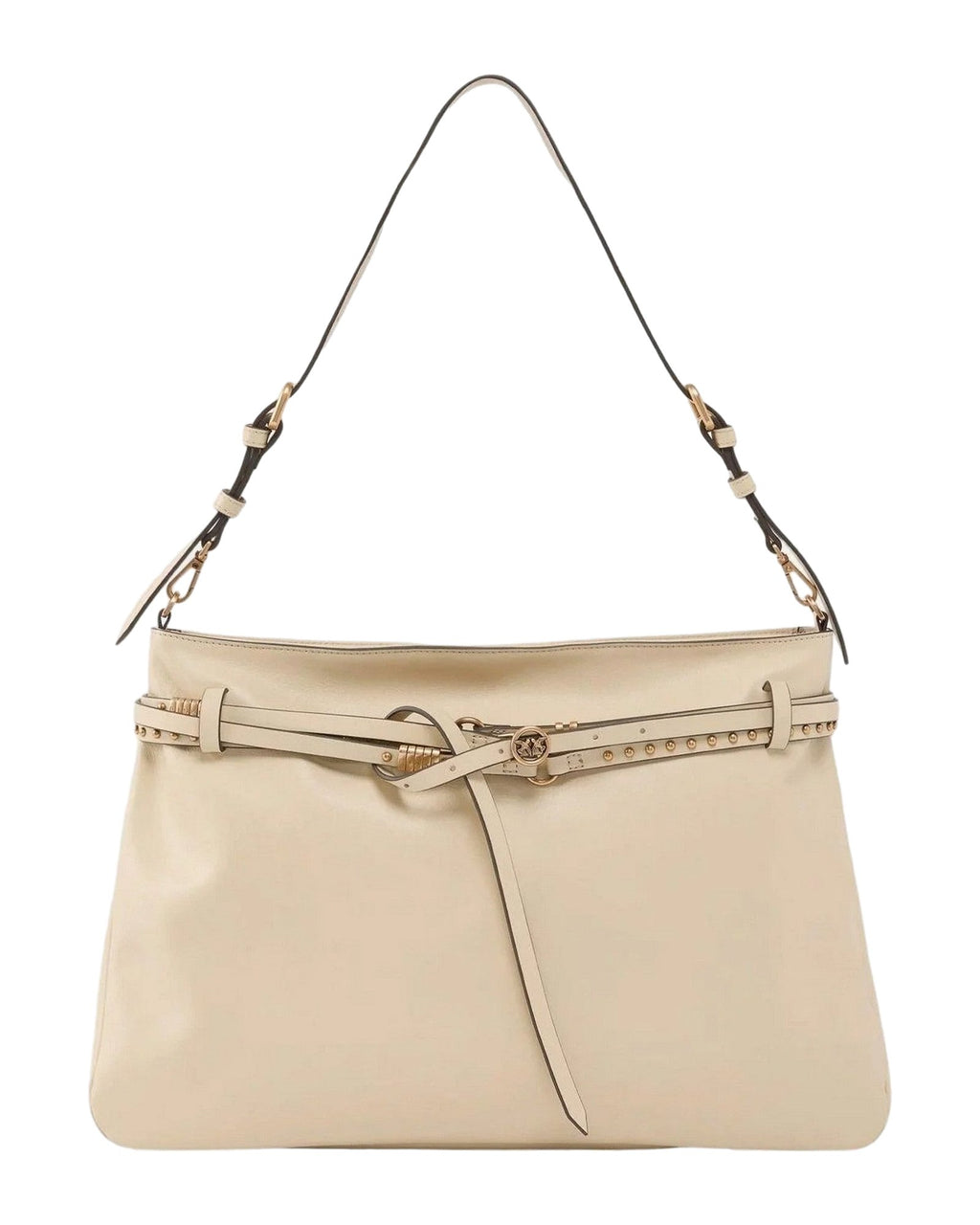 Borse a spalla Donna Pinko - Belt Bag Big Vitello Morbido - Beige