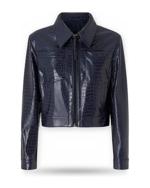 Giacche Donna Pinko - Bonarda Giacca Effetto Cocco - Blu
