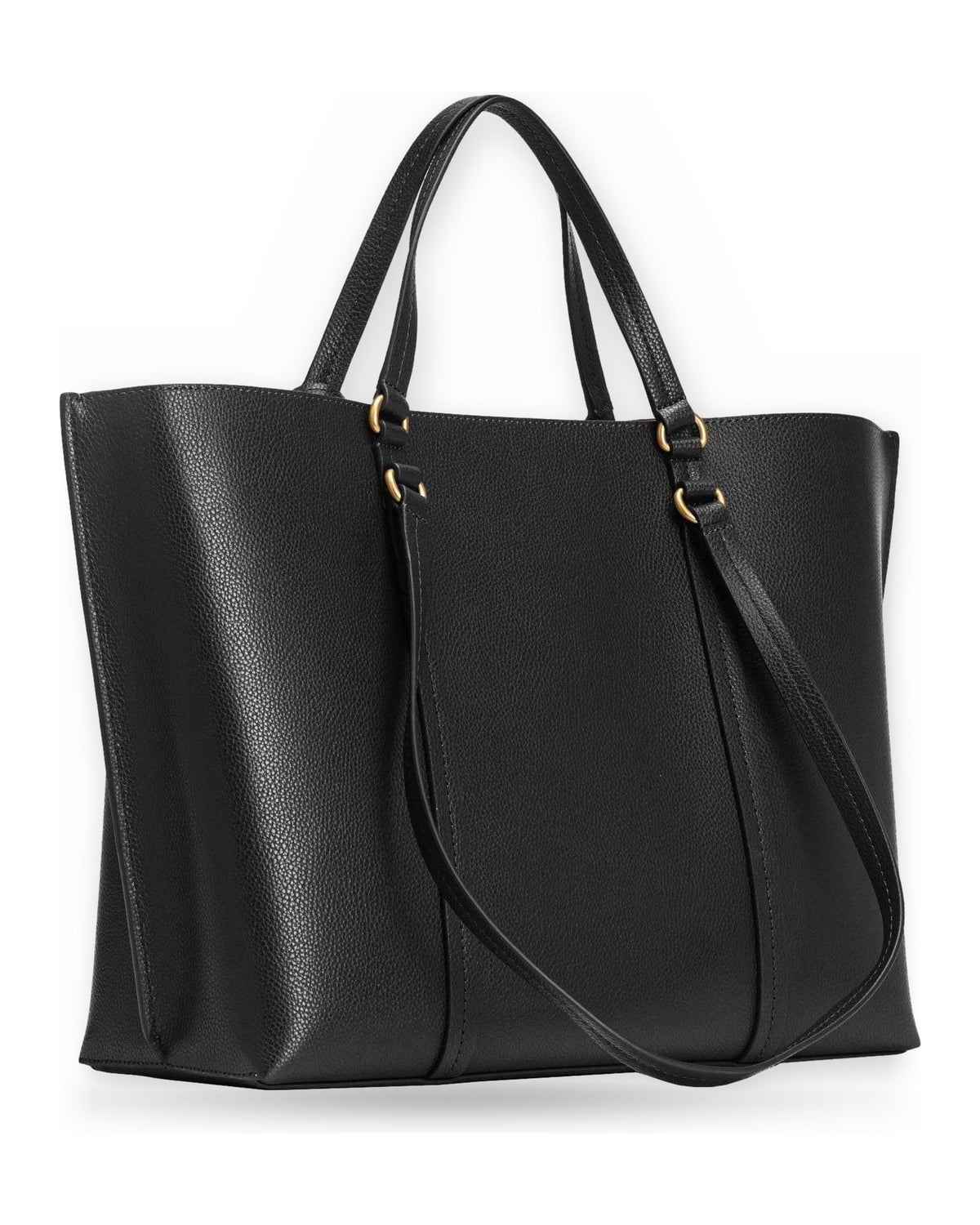 Borse a spalla Donna Pinko - Carrie Shopper Big Pelle Botta - Nero