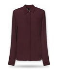 Bluse e camicie Donna Pinko - Cimbidio Camicia Crespo Fluido - Bordeaux