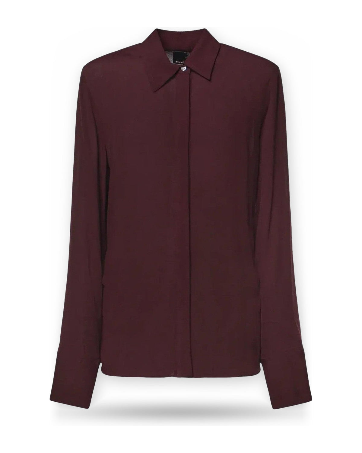 Bluse e camicie Donna Pinko - Cimbidio Camicia Crespo Fluido - Bordeaux