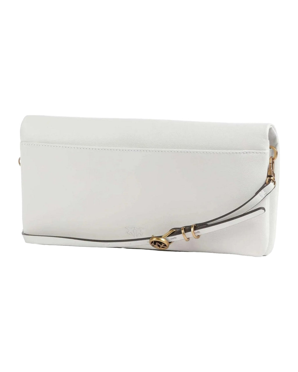 Borse a spalla Donna Pinko - Click Soft Horizontal Classic - Bianco