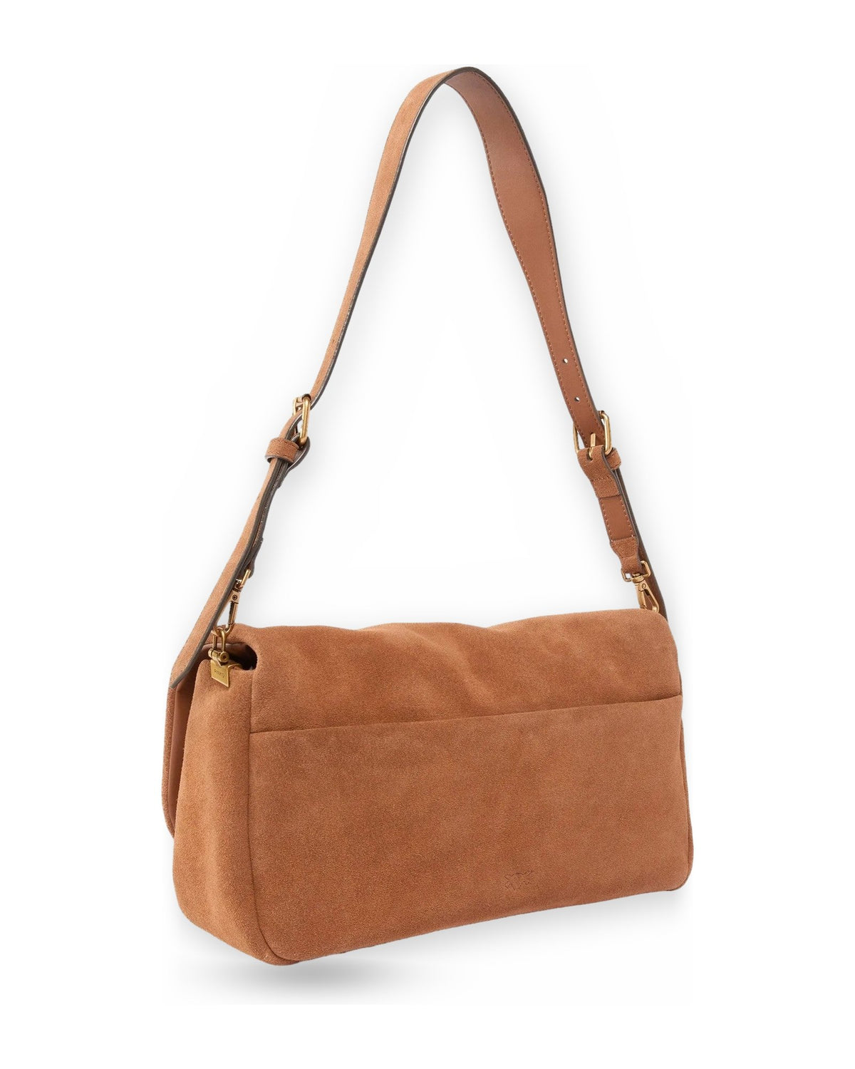 Borse a spalla Donna Pinko - Click Soft Horizontal Handle C - Marrone