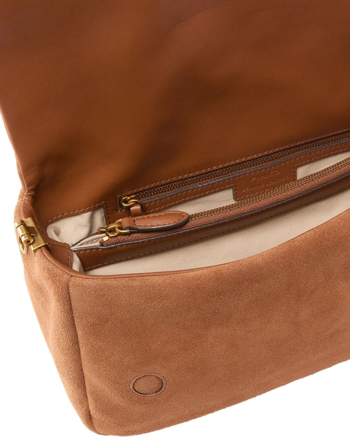 Borse a spalla Donna Pinko - Click Soft Horizontal Handle C - Marrone