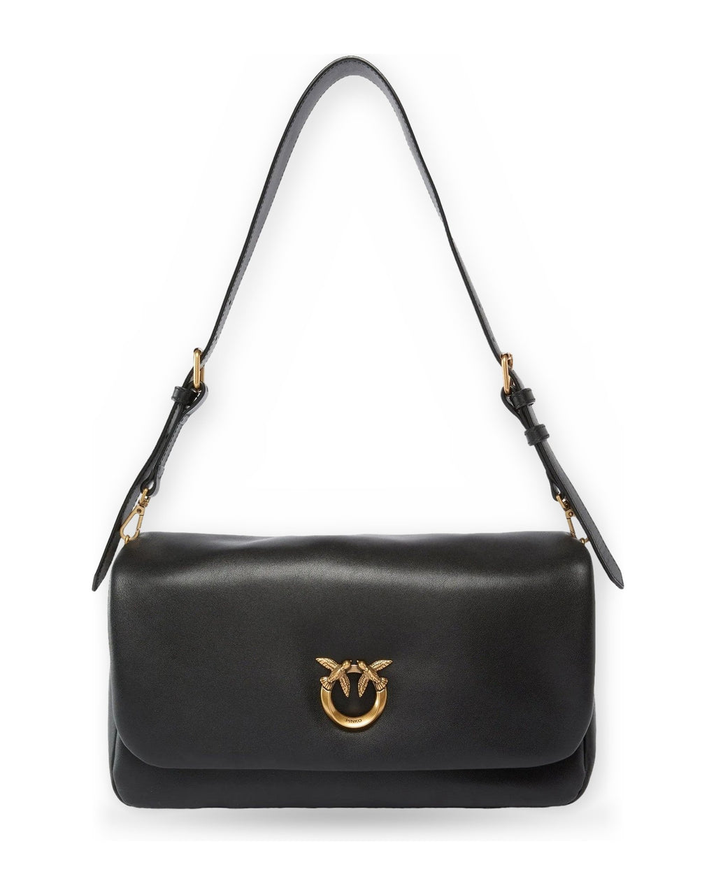 Borse a spalla Donna Pinko - Click Soft Horizontal Handle C - Nero