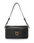 Borse a spalla Donna Pinko - Click Soft Horizontal Handle C - Nero