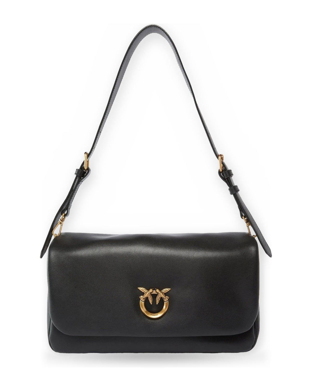 Borse a spalla Donna Pinko - Click Soft Horizontal Handle C - Nero