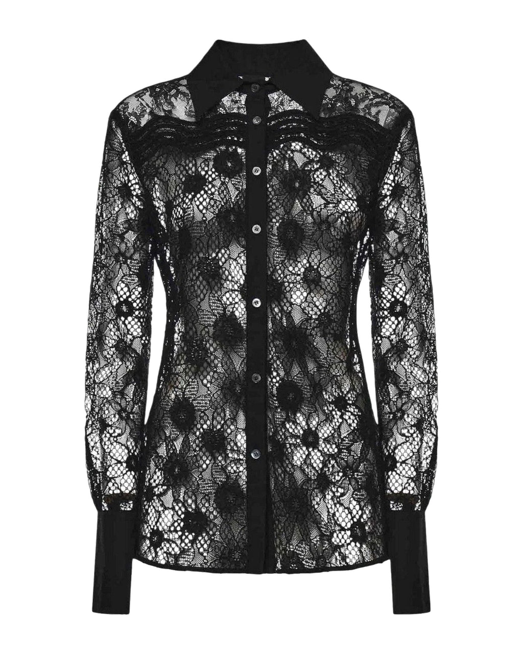Bluse e camicie Donna Pinko - Coline Camicia Pizzo Rebrode - Nero