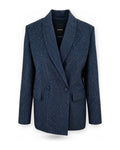 Giacche Donna Pinko - Deledda Giacca Tinto Filo Full - Blu Iride