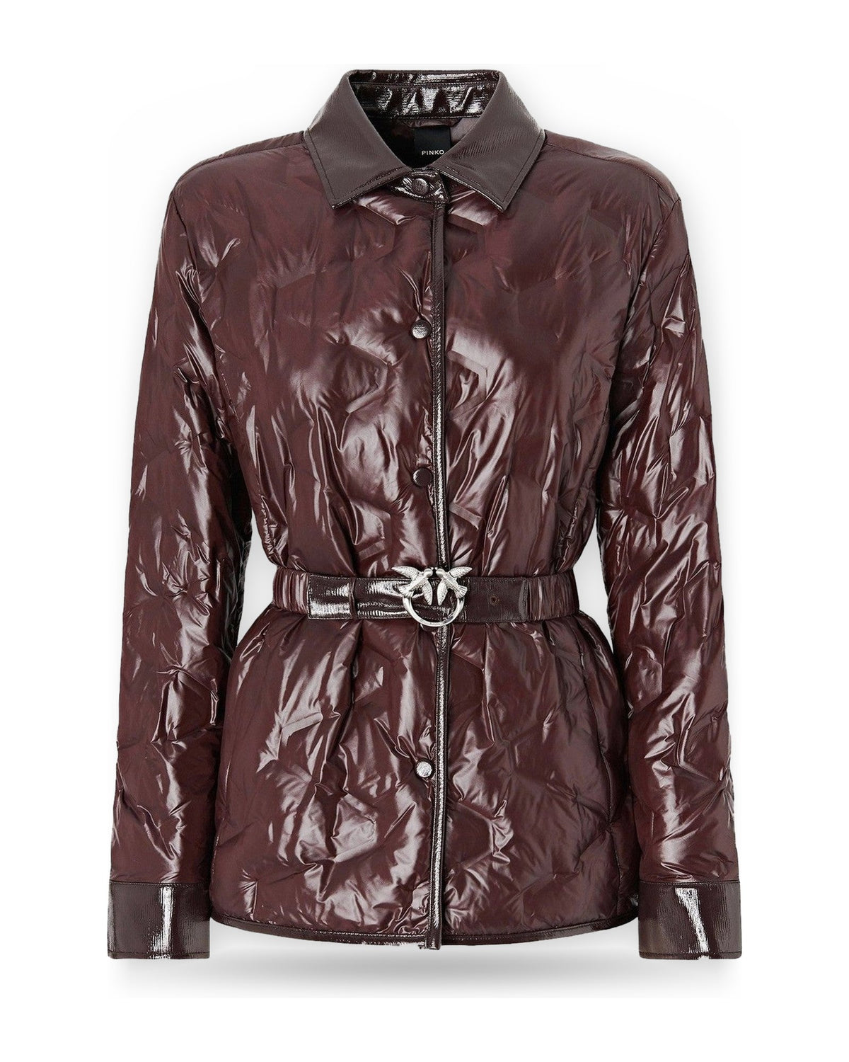 Giubbotti Donna Pinko - Dipladenia Imbottito Tela Tecn - Marrone