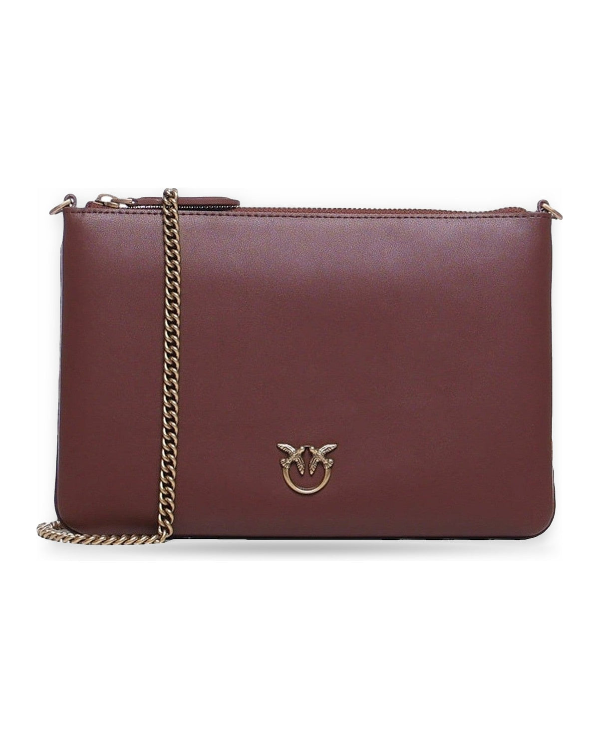 Pochette e Clutch Donna Pinko - Flat Classic Vitello Seta - Bordeaux