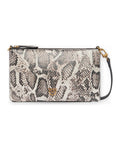 Pochette e Clutch Donna Pinko - Flat Horizontal Mini Python Pr - Nero