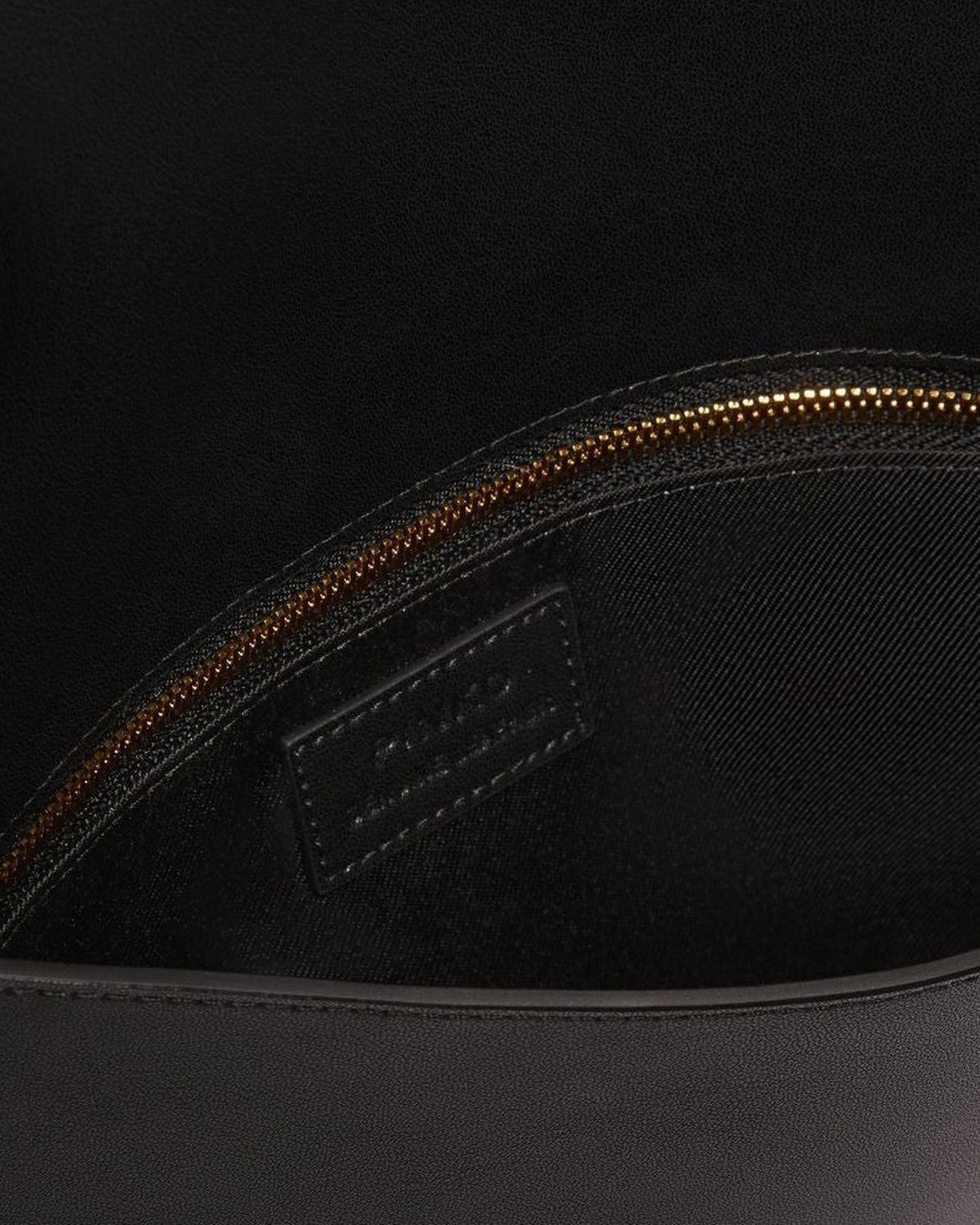 Borse a spalla Donna Pinko - Flat Purse Handle Vitello Seta - Nero
