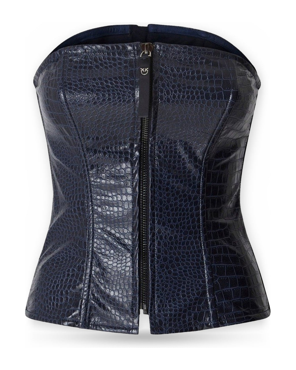 Canotte e top Donna Pinko - Gamay Top Effetto Cocco - Blu