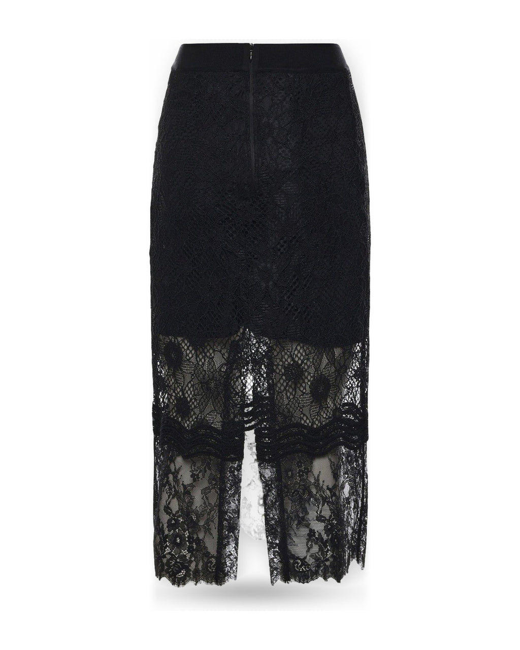 Gonne casual Donna Pinko - Harmonie Gonna Pizzo Rebrode - Nero