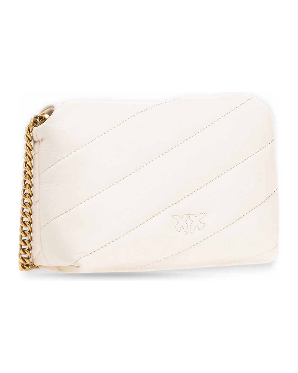 Borse a spalla Donna Pinko - Love Baby Puff C Sheep Nappa - Bianco