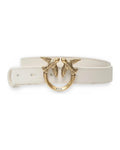 Cinture Donna Pinko - Love Berry H2 Belt Vitello Seta - Bianco