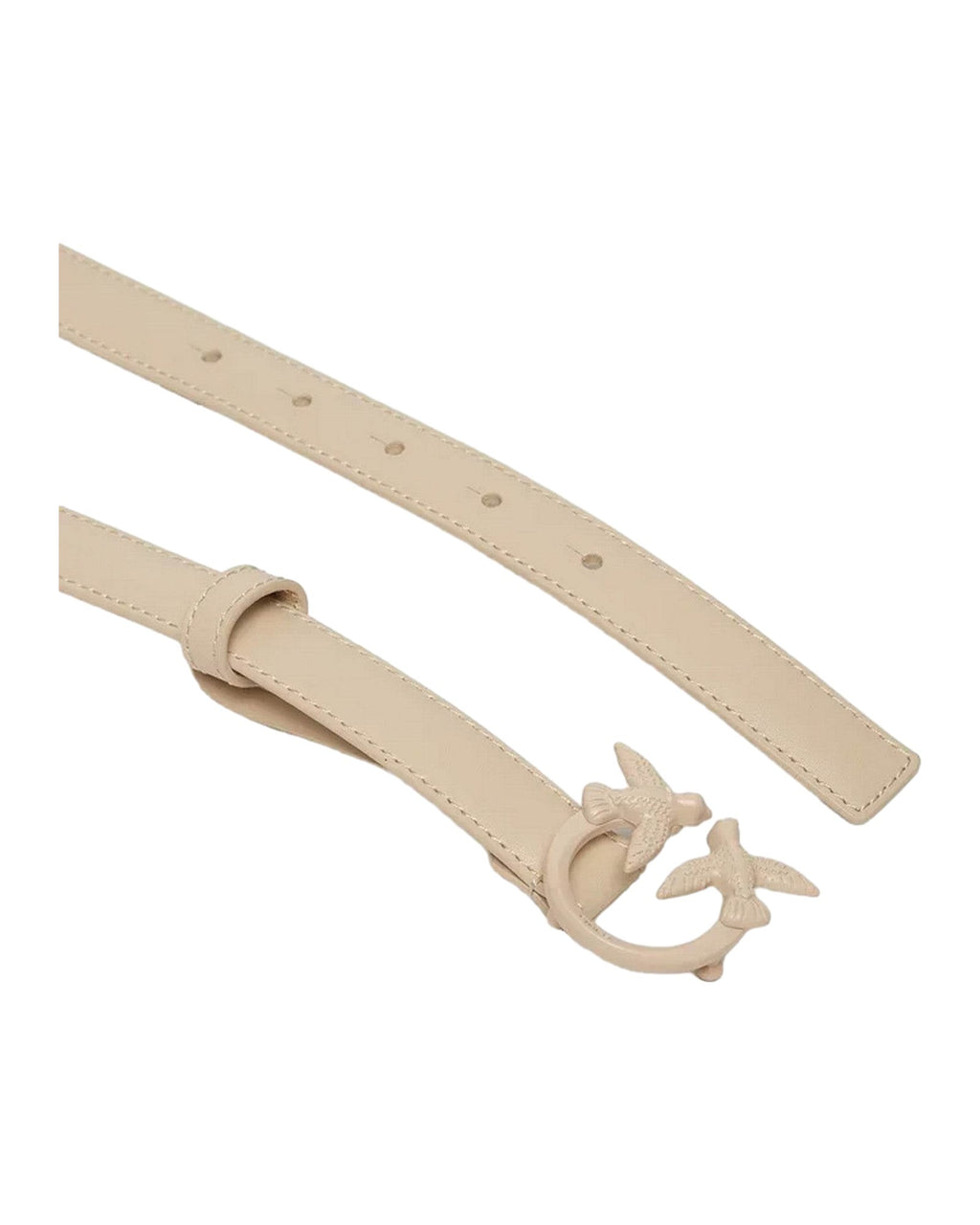 Cinture Donna Pinko - Love Berry H3 Belt Vit.seta Bl - Beige