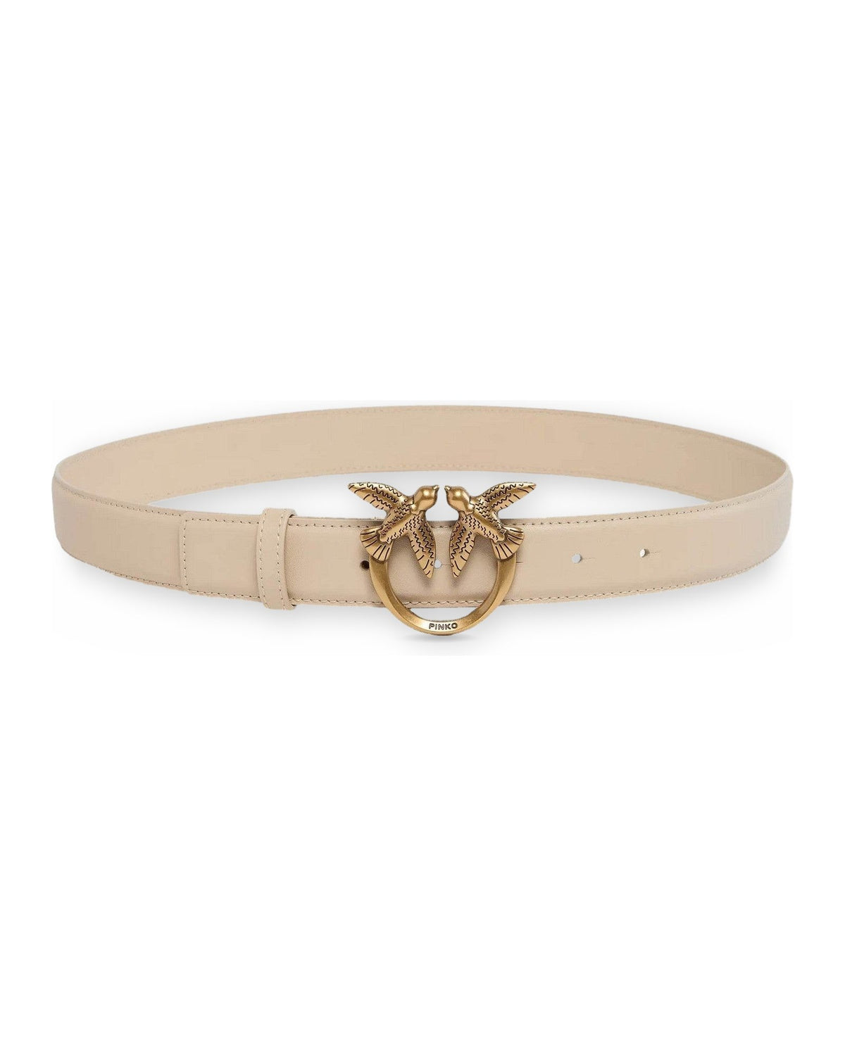 Cinture Donna Pinko - Love Berry H3 Belt Vitello Set - Beige
