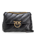 Borse a spalla Donna Pinko - Love Big Puff Cl Sheep Nappa - Nero