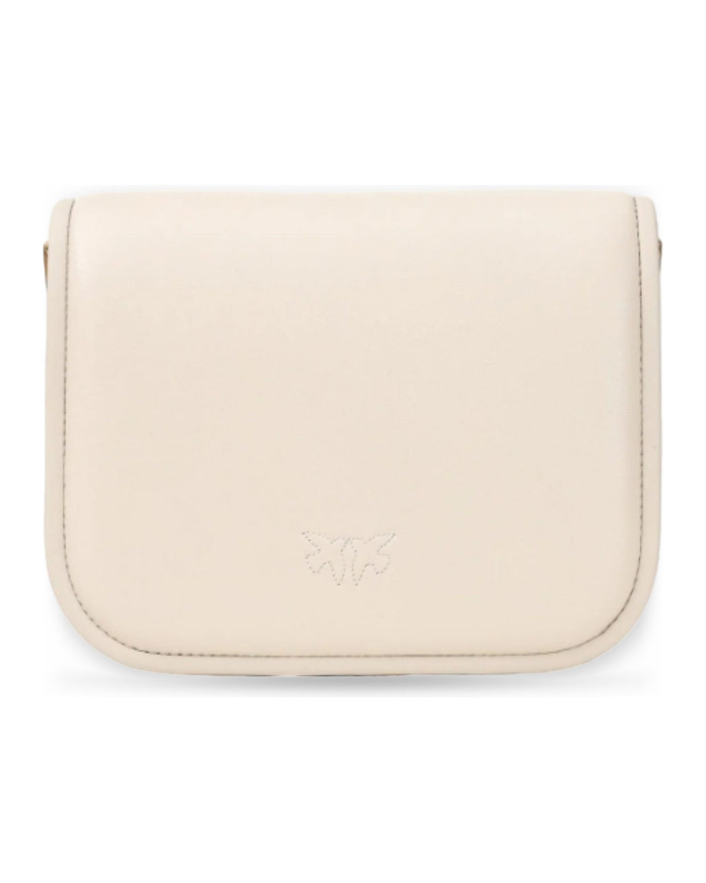 Borse a spalla Donna Pinko - Love Box Bag Fl Mini Nappa + V - Bianco
