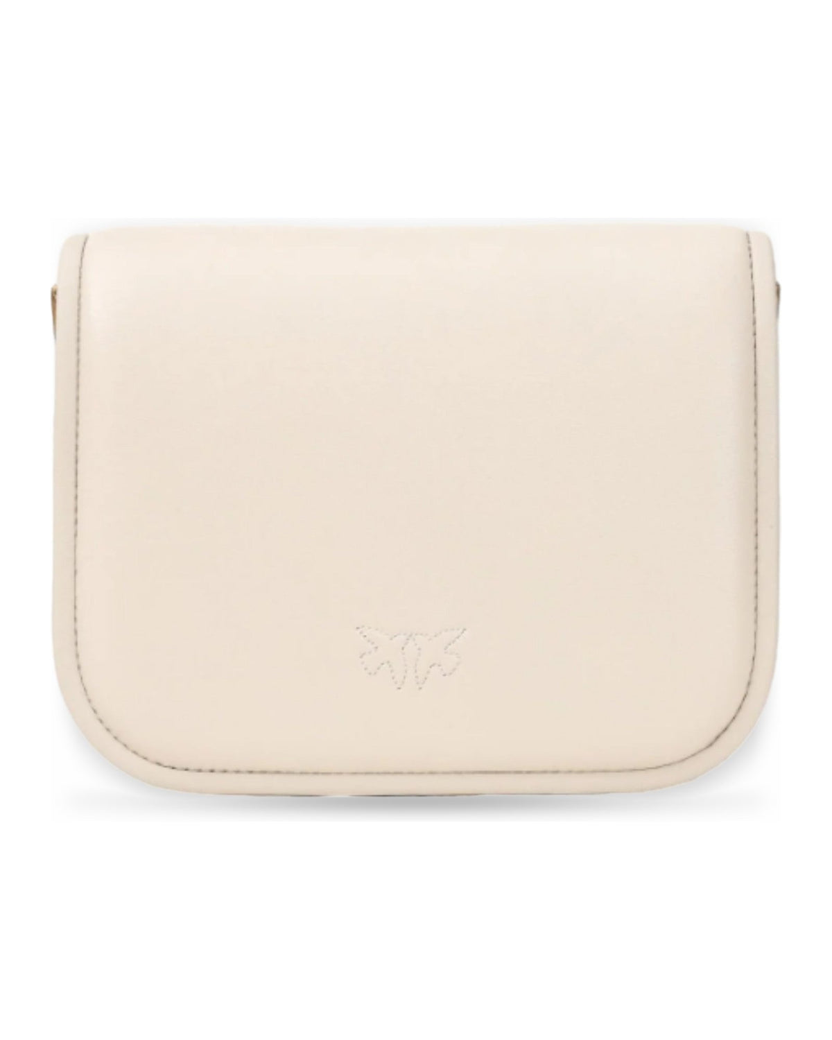 Borse a spalla Donna Pinko - Love Box Bag Fl Mini Nappa + V - Bianco