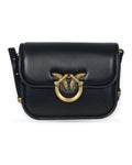 Borse a spalla Donna Pinko - Love Box Bag Fl Mini Nappa + V - Nero