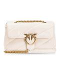 Borse a spalla Donna Pinko - Love Classic Puff Cl Sheep Nap - Bianco