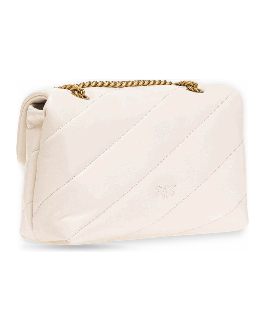 Borse a spalla Donna Pinko - Love Classic Puff Cl Sheep Nap - Bianco