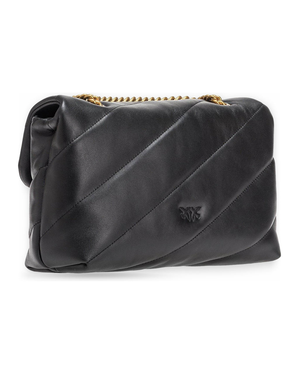 Borse a spalla Donna Pinko - Love Classic Puff Cl Sheep Nap - Nero