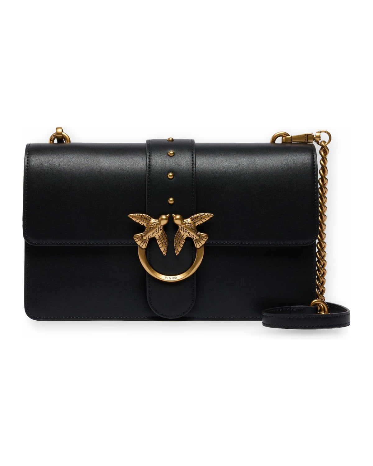 Borse a spalla Donna Pinko - Love One Classic St. Cl Vitell - Nero