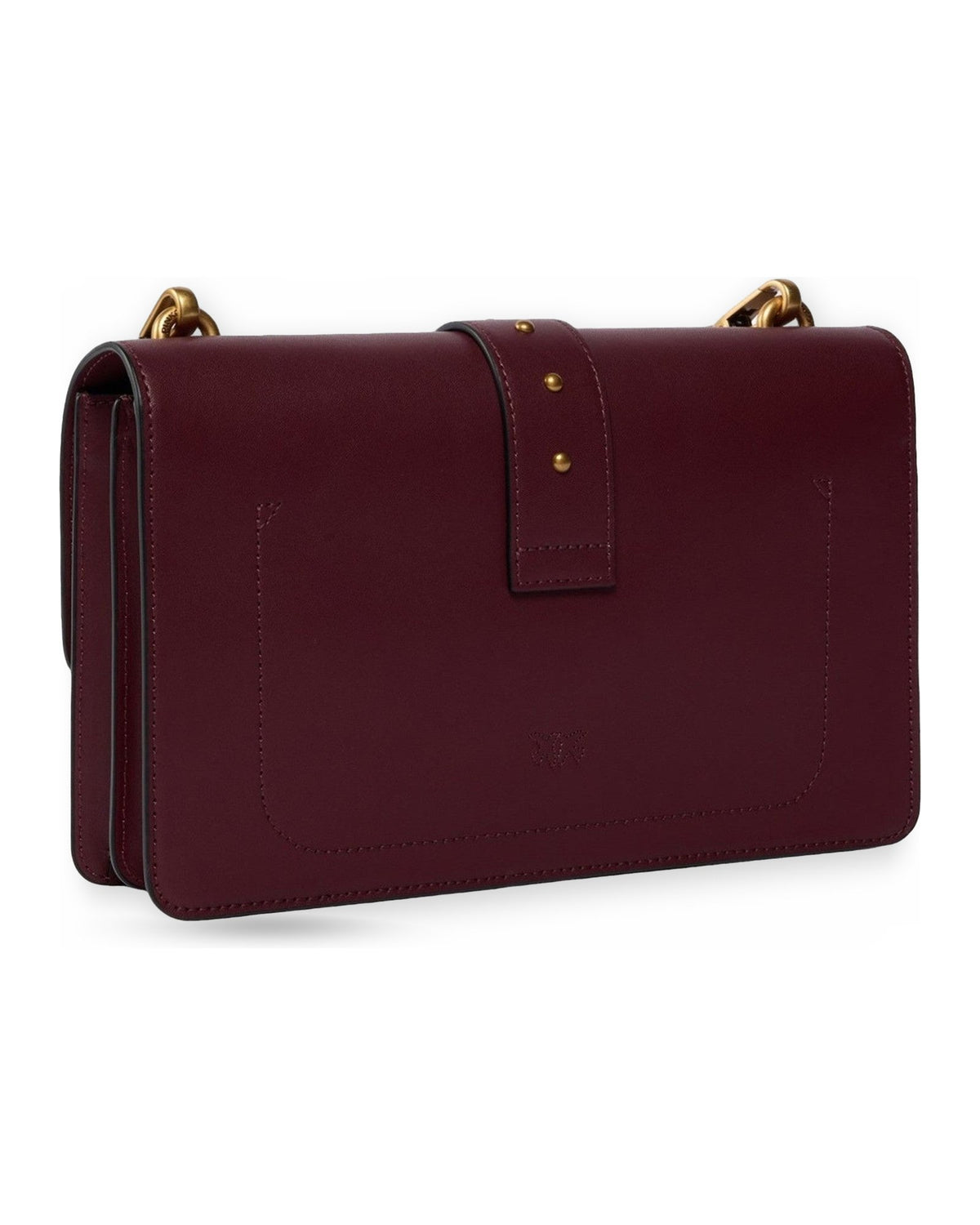Borse a spalla Donna Pinko - Love One Classic St. Small B. - Bordeaux