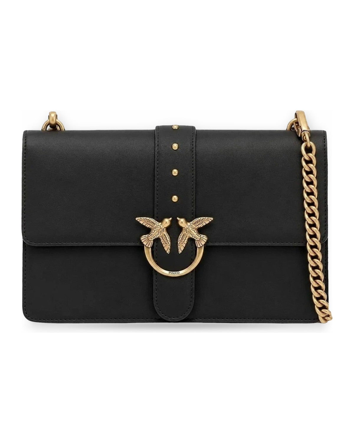 Borse a spalla Donna Pinko - Love One Classic St. Small B. - Nero