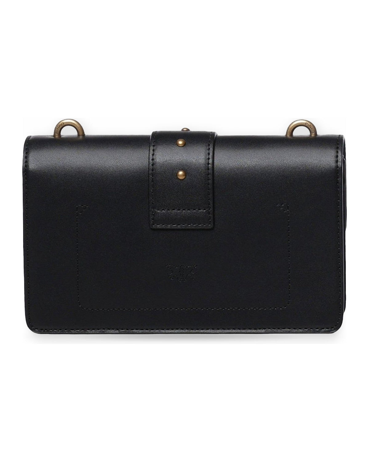 Borse a spalla Donna Pinko - Love One Mini New Buckle Vitel - Nero