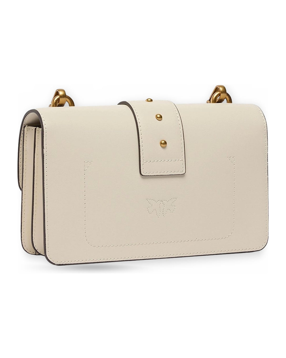 Borse a spalla Donna Pinko - Love One Mini St. Cl Vitello S - Bianco