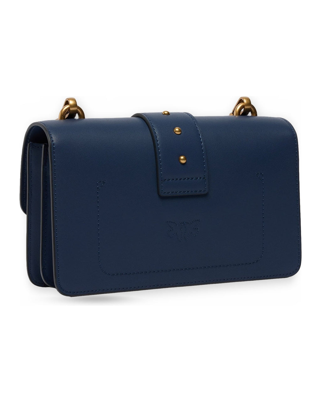 Borse a spalla Donna Pinko - Love One Mini St. Cl Vitello S - Blu