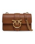 Borse a spalla Donna Pinko - Love One Mini St. Cl Vitello S - Marrone