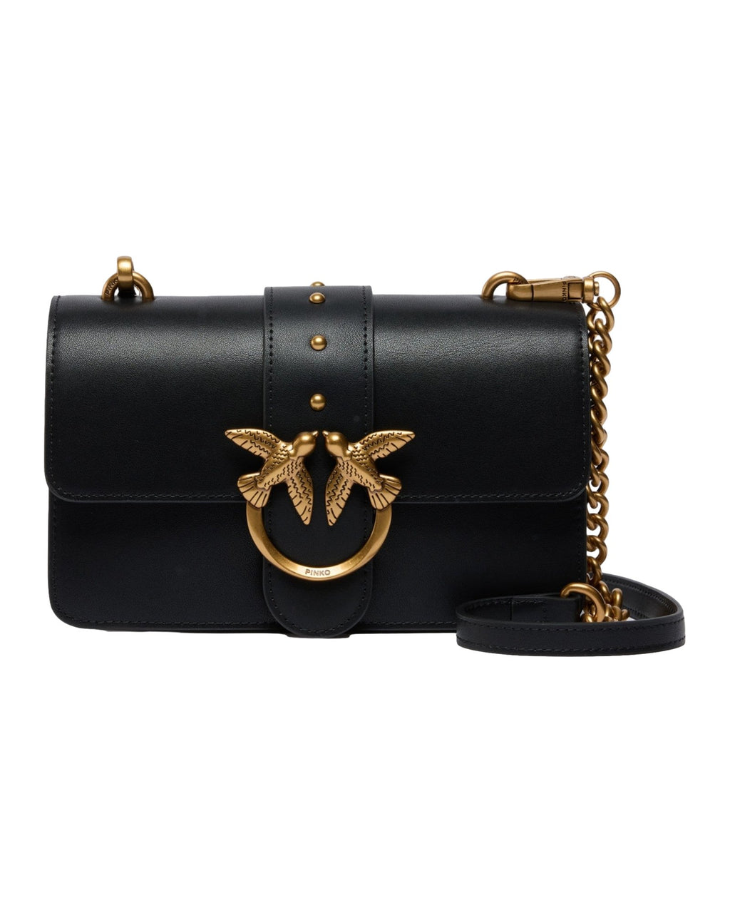 Borse a spalla Donna Pinko - Love One Mini St. Cl Vitello S - Nero