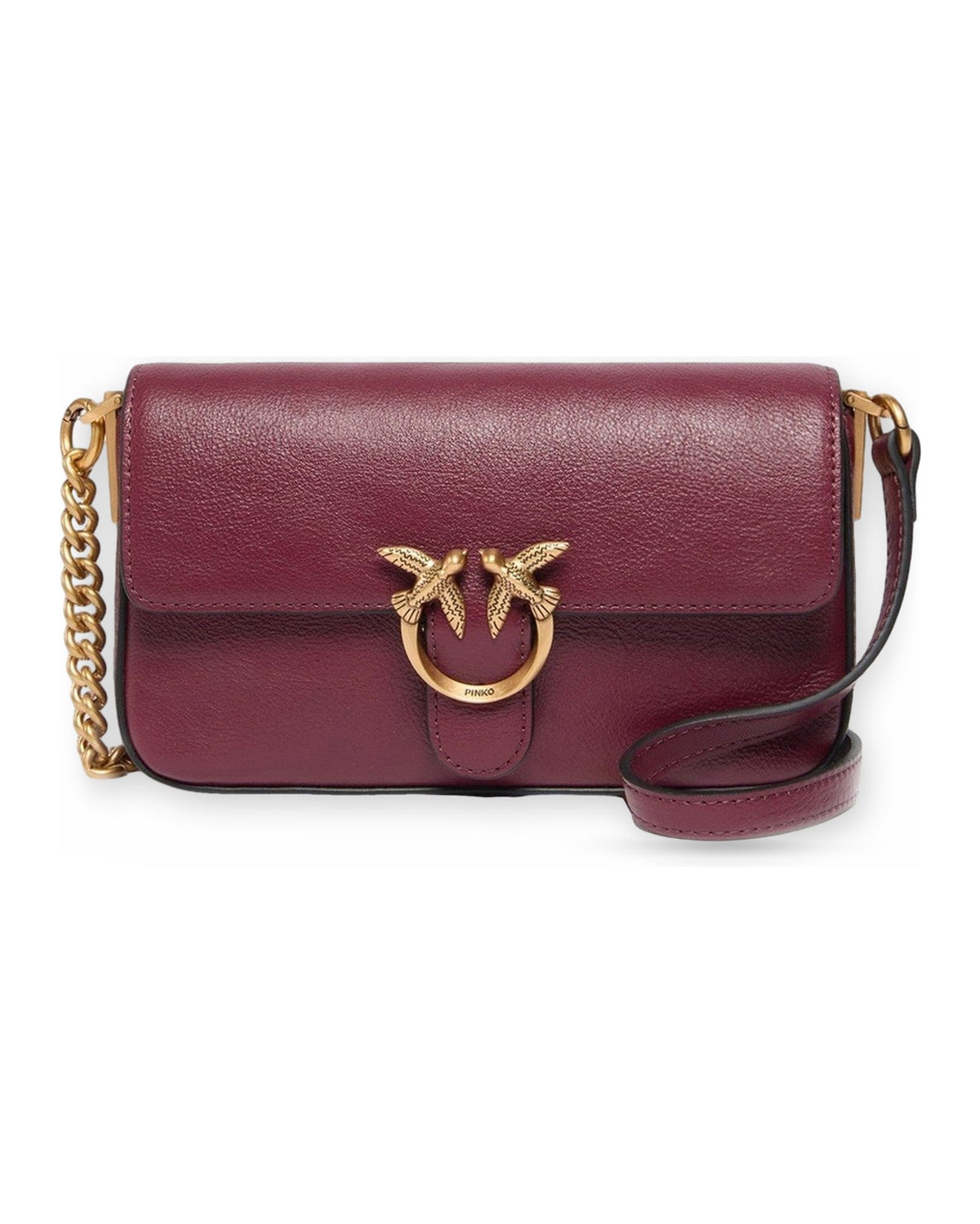 Borse a spalla Donna Pinko - Love One Slouchy Baby Mz. Bacc - Bordeaux