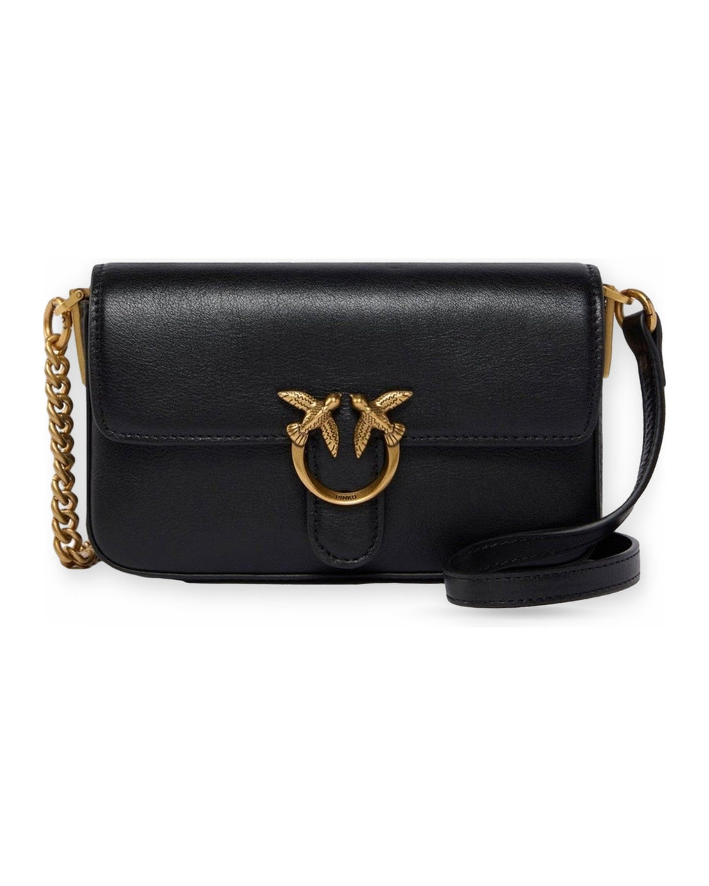 Borse a spalla Donna Pinko - Love One Slouchy Baby Mz. Bacc - Nero