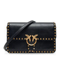 Borse a spalla Donna Pinko - Love One Slouchy Mn. Studs Sma - Nero